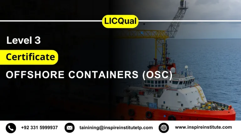 LICQual Level 3 Certificate in Offshore Containers (OSC)