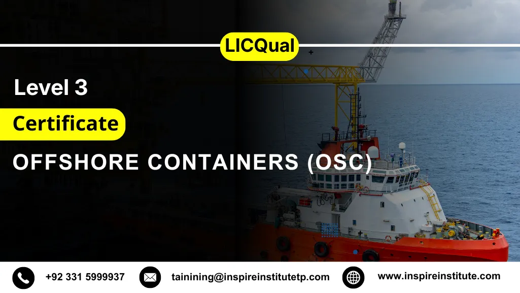 LICQual Level 3 Certificate in Offshore Containers (OSC)
