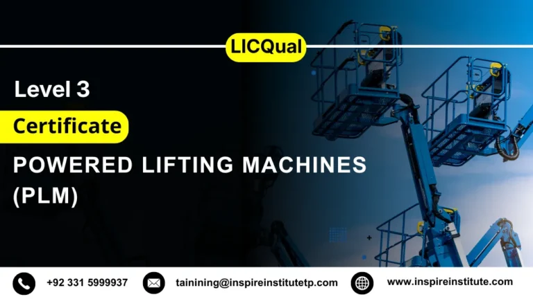 LICQual Level 3 Certificate in Powered Lifting Machines (PLM)