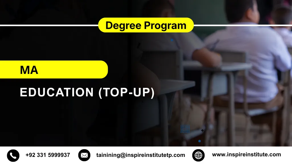 MA in Education (Top-up) 8 MA in Education (Top-up)