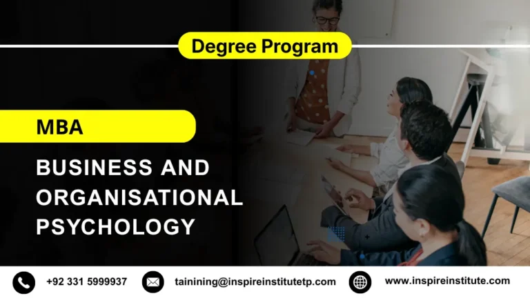 MBA in Business and Organisational Psychology