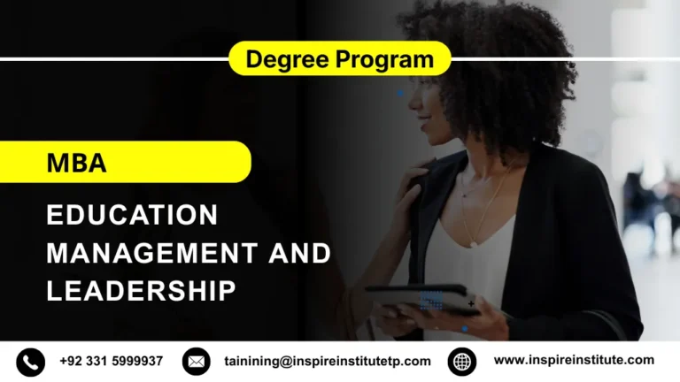 MBA in Education Management and Leadership