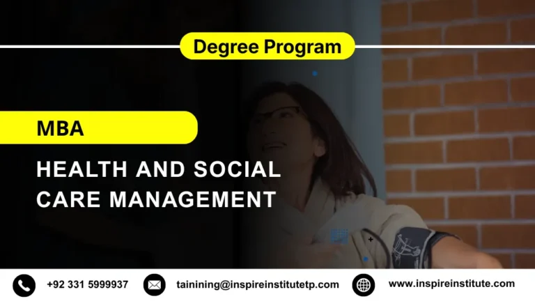 MBA in Health and Social Care Management