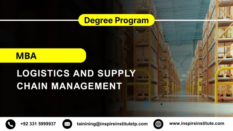 MBA in Logistics and Supply Chain Management