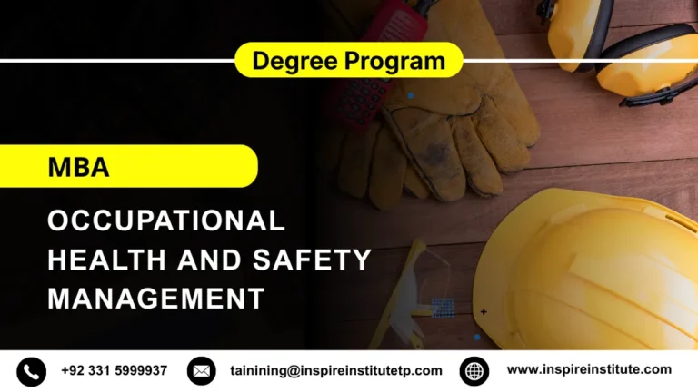 MBA in Occupational Health and Safety Management