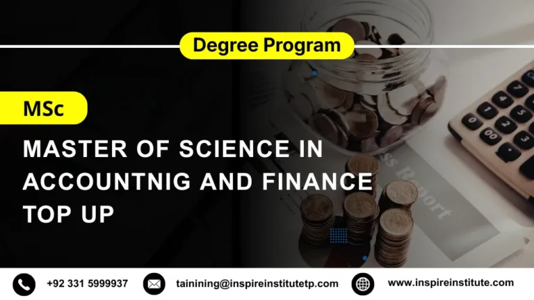 Msc Accountnig and Finance Top up