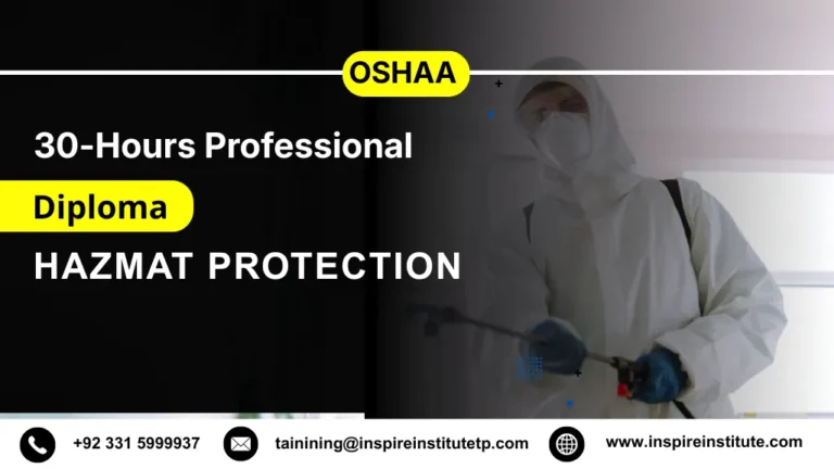 OSHAA 30-Hours Professional Diploma in HazMat Protection