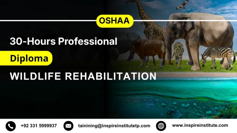 OSHAA 30-Hours Professional Diploma in Wildlife Rehabilitation
