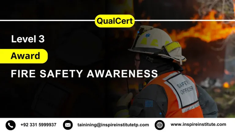 QualCert Level 3 Award in Fire Safety Awareness