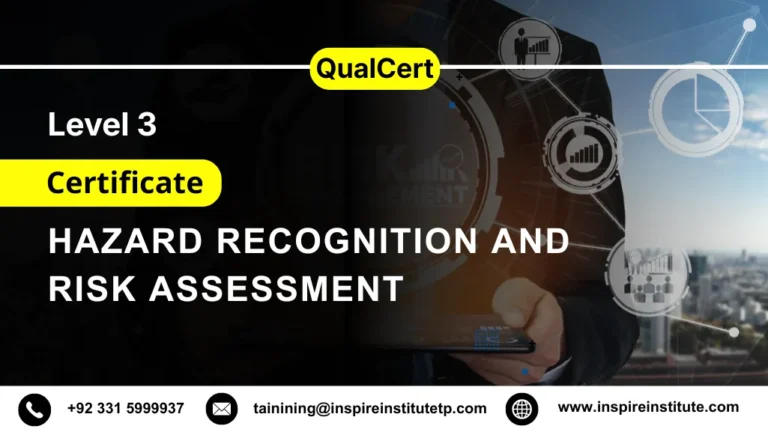 QualCert Level 3 Certificate in Hazard Recognition and Risk Assessment