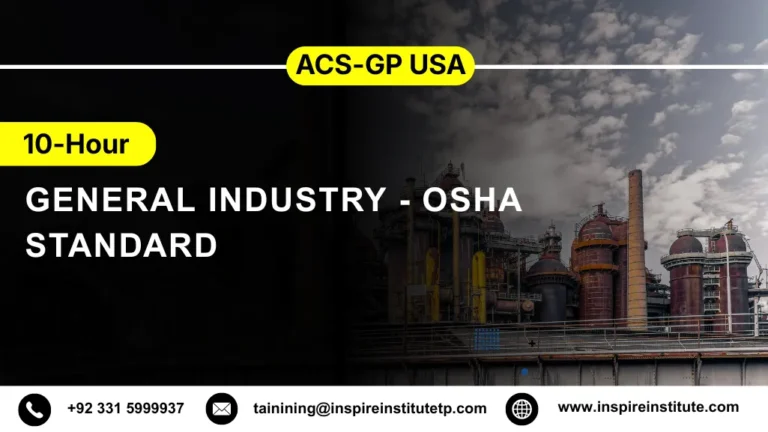ACS-GP USA 10-Hour General Industry - OSHA Standard 4 ACS-GP USA 10-Hour General Industry - OSHA Standard
