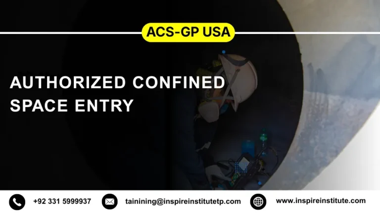 ACS-GP USA Authorized Confined Space Entry