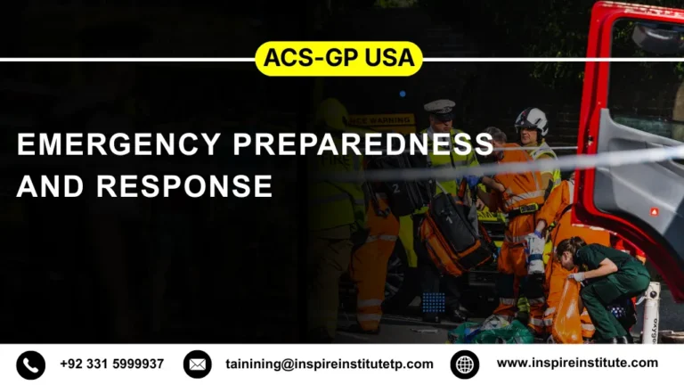 ACS-GP USA Emergency Preparedness and Response