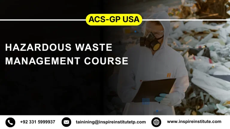 ACS-GP USA Hazardous Waste Management Course