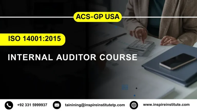 ACS-GP USA ISO 14001:2015 Internal Auditor Course