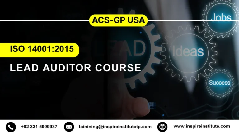 ACS-GP USA ISO 14001:2015 Lead Auditor Course