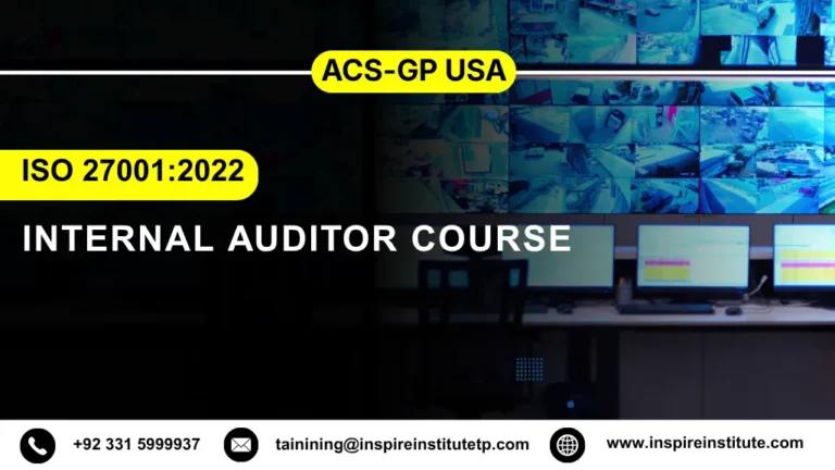 ACS-GP USA ISO 27001:2022 Internal Auditor Course