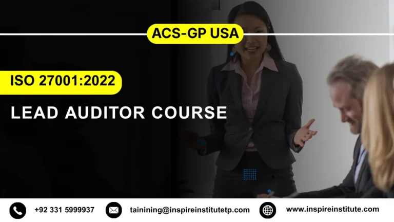 ACS-GP USA ISO 27001:2022 Lead Auditor Course