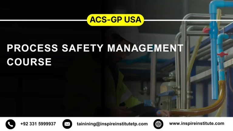 ACS-GP USA Process Safety Management Course