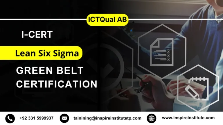 I-CERT Lean Six Sigma Green Belt Certification