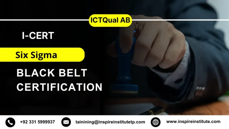 I-CERT Six Sigma Black Belt Certification 2 I-CERT Six Sigma Black Belt Certification
