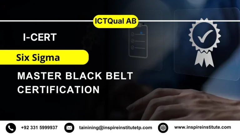 I-CERT Six Sigma Master Black Belt Certification