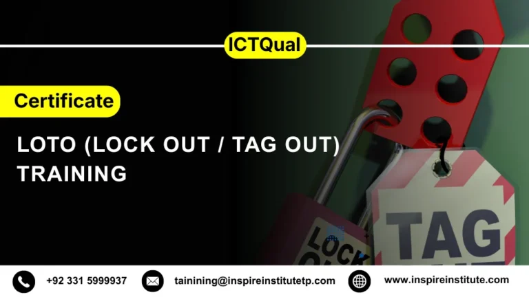 ICTQual LOTO (Lock Out / Tag Out) Training Certificate