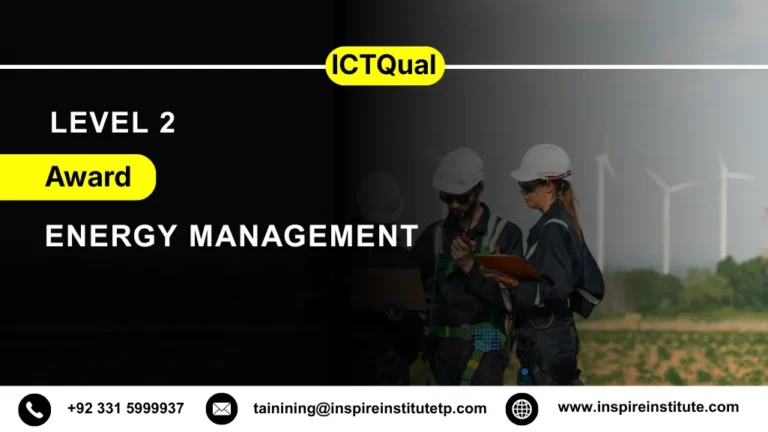 ICTQual Level 2 Award in Energy Management