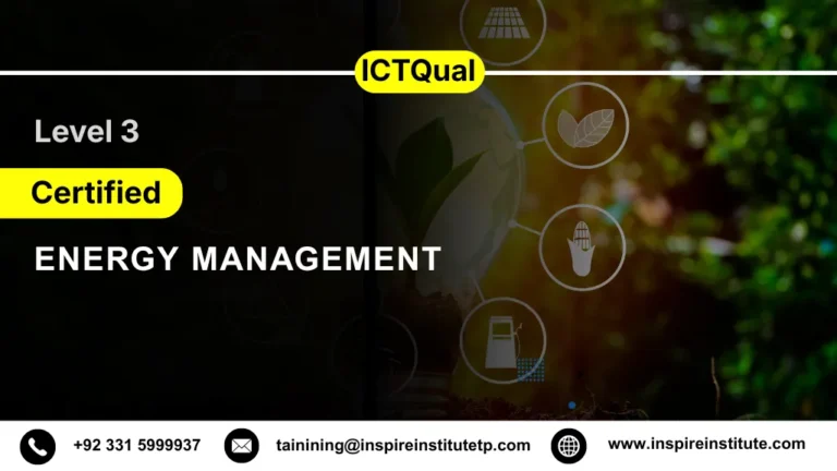 ICTQual Level 3 Certified Energy Manager