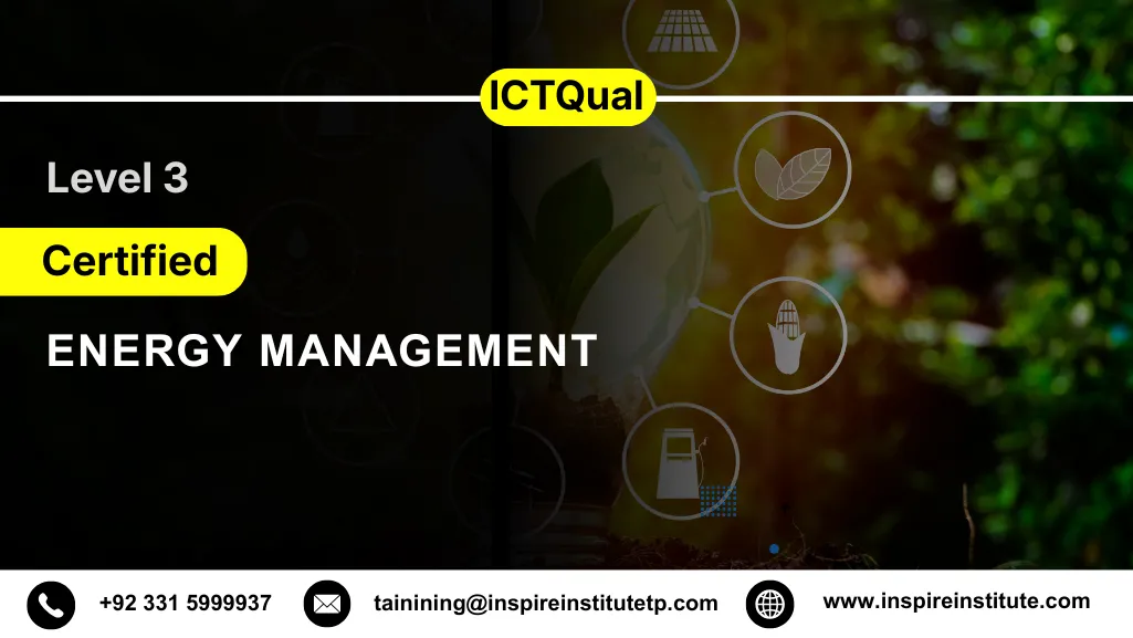 ICTQual Level 3 Certified Energy Manager