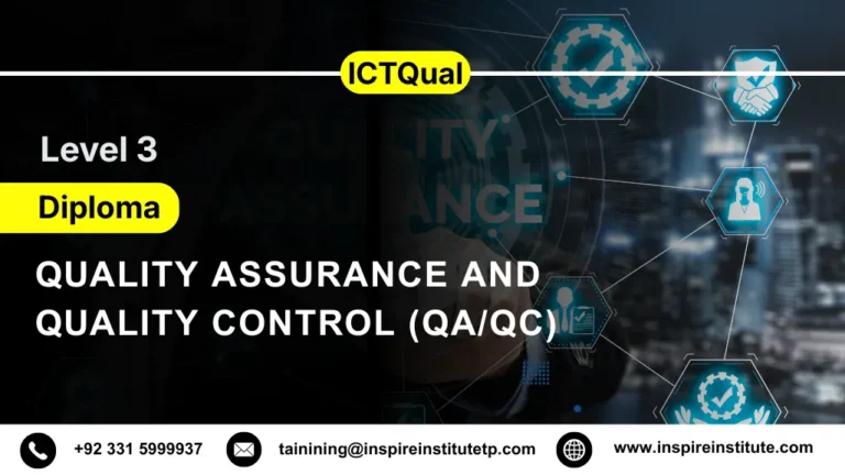 ICTQual Level 3 Diploma in Quality Assurance and Quality Control (QA/QC)