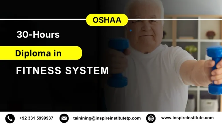OSHAA 30-Hours Professional Diploma in Fitness System