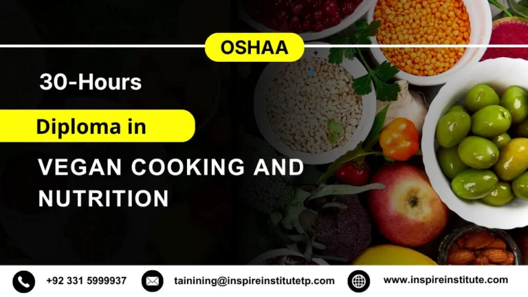 OSHAA 30-Hours Professional Diploma in Vegan Cooking and Nutrition