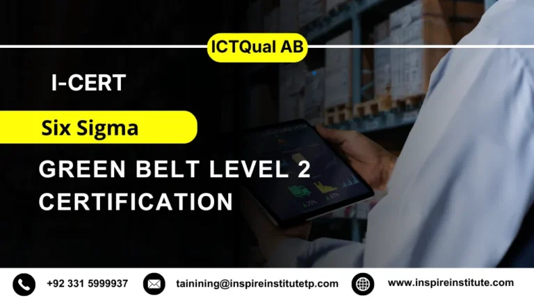 I-CERT Six Sigma Green Belt Level 2 Certification 3 I-CERT Six Sigma Green Belt Level 2 Certification