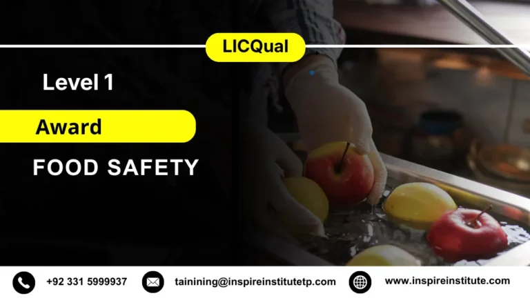 LICQual Level 1 Award in Food Safety 7 The LICQual Level 1 Award in Food Safety is an entry-level qualification designed to provide learners with essential knowledge of food hygiene, safe food handling, and contamination prevention. Whether working in catering, food retail, hospitality, or food production, maintaining high food safety standards is vital for protecting public health and meeting legal responsibilities. This course introduces the core principles required to handle food safely and confidently in a variety of workplace settings. Throughout the program, learners will explore key topics including personal hygiene, food contamination hazards, cleaning and sanitation practices, temperature control, and food safety responsibilities. The course focuses on practical knowledge that helps individuals recognize potential risks, apply safe working practices, and contribute to maintaining hygienic food environments. It also promotes awareness of food safety regulations and industry best practices to reduce the risk of foodborne illnesses. LICQual Level 1 Award in Food Safety