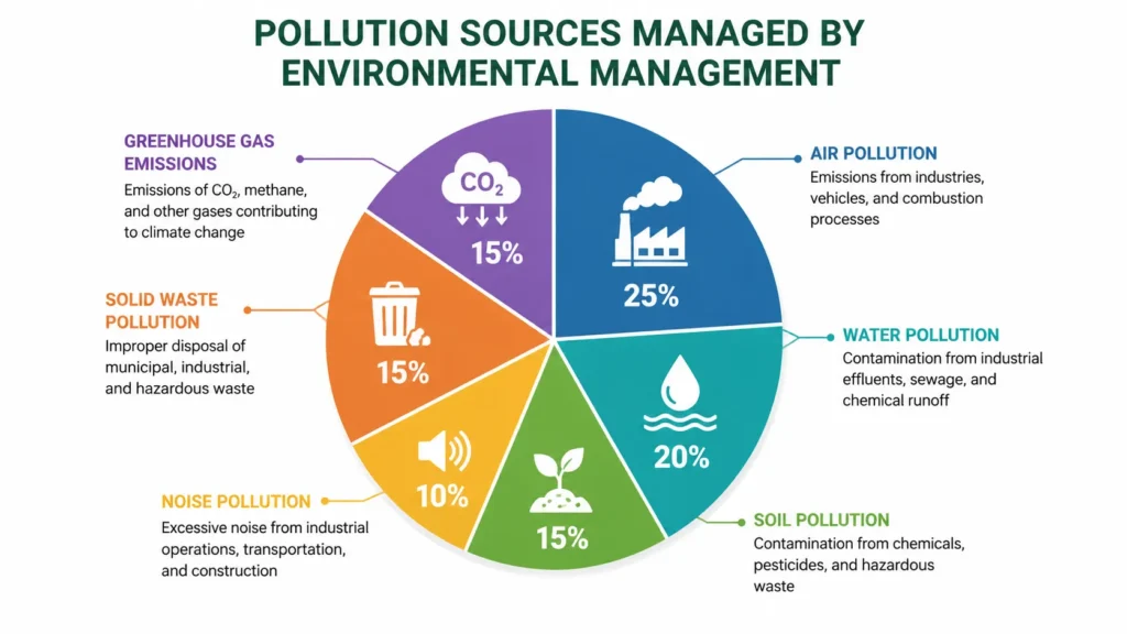 What Is Environmental Management? A Complete Guide to Principles, Benefits, and Sustainability 2 Pollution sources managed by environmental management