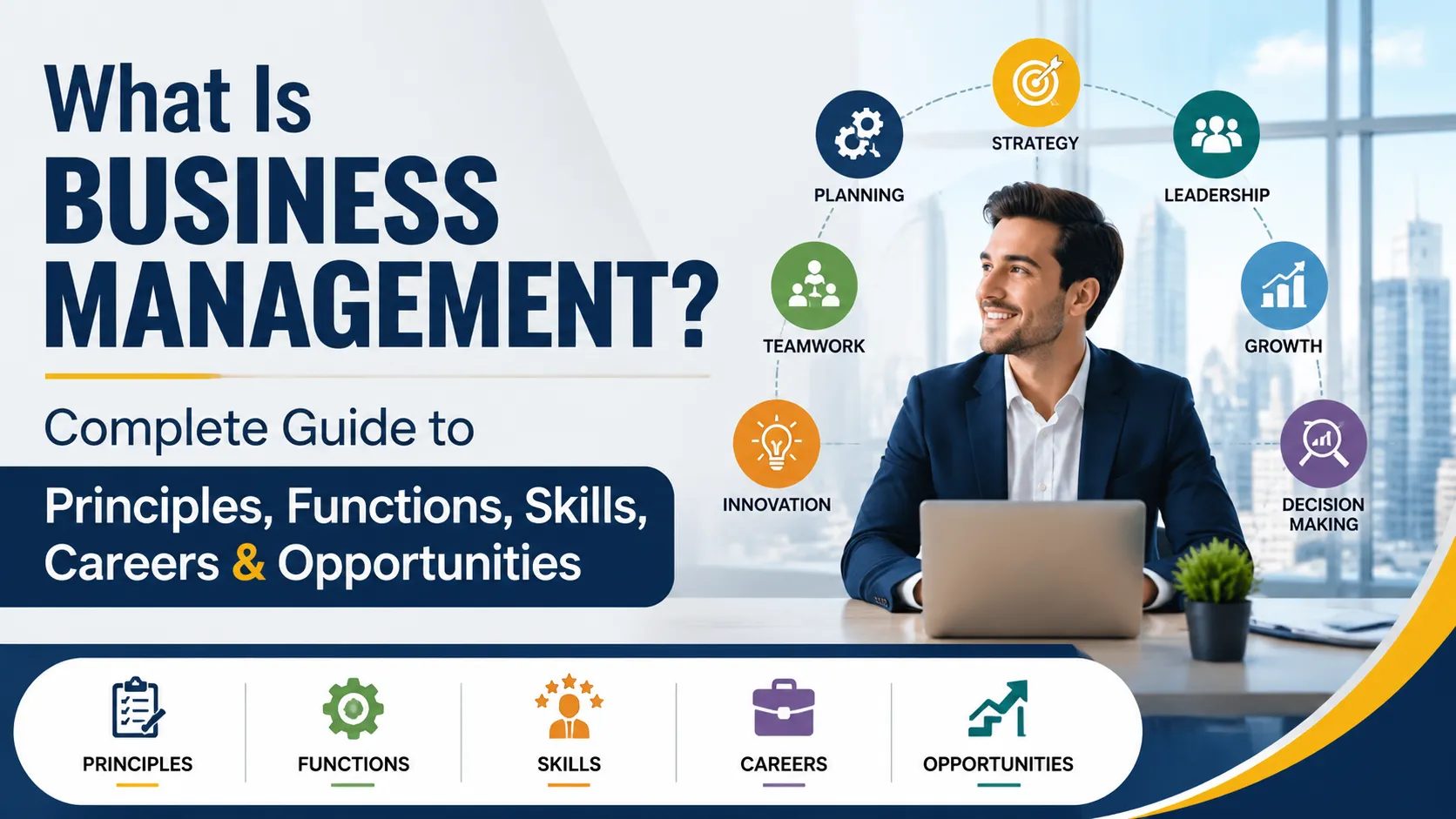 What Is Business Management? Complete Guide to Principles, Functions, Skills, Careers & Opportunities